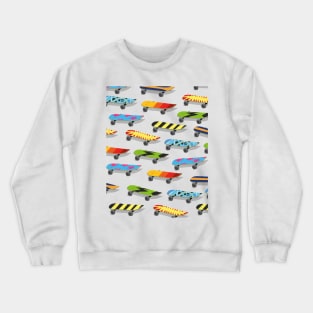 Skateboard pattern. Crewneck Sweatshirt